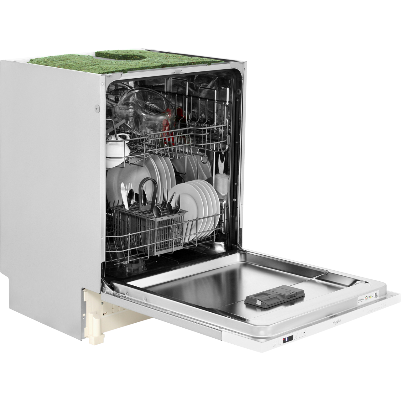 whirlpool slimline integrated dishwasher