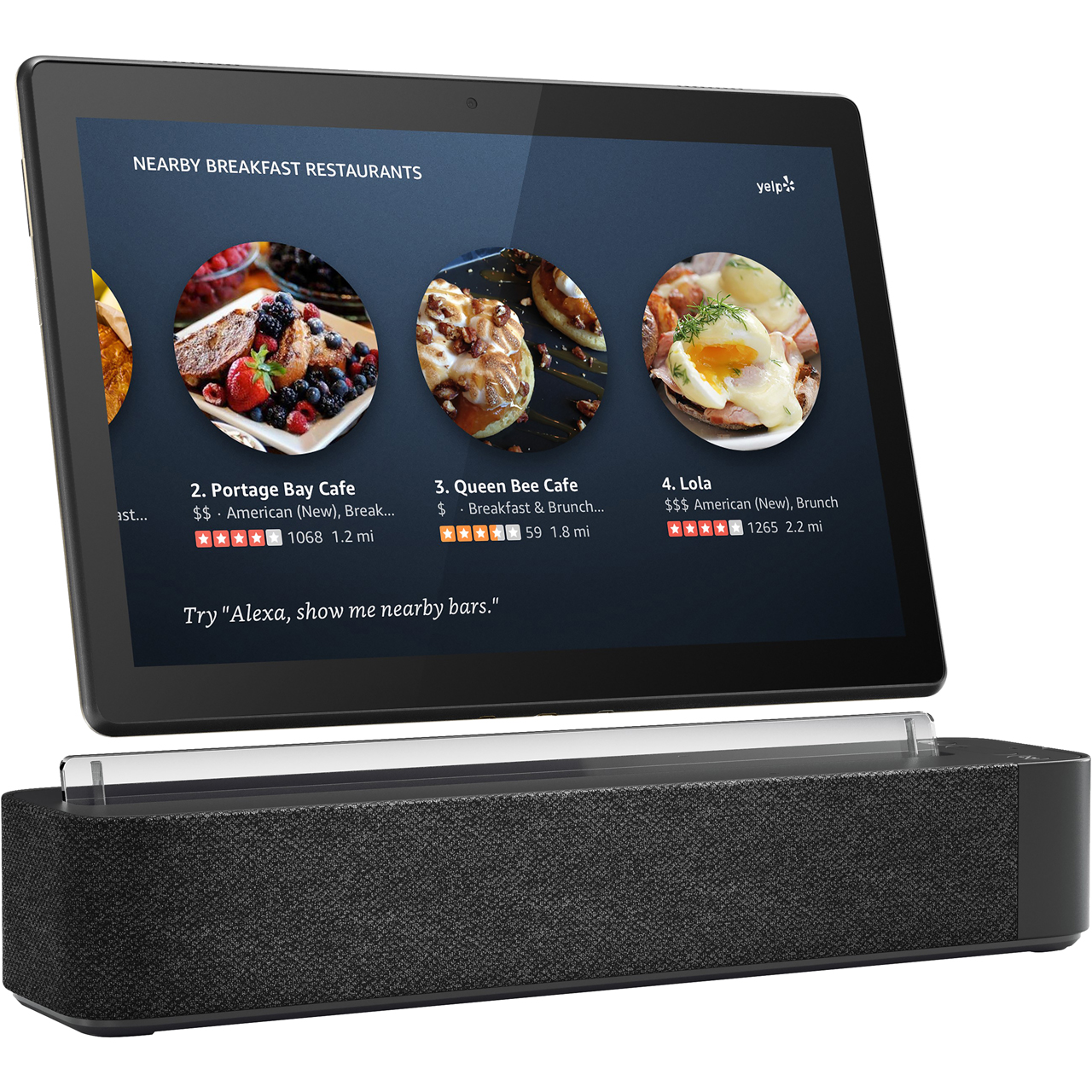 Lenovo Smart Tab M10 with Amazon Alexa 16GB Wifi Tablet Black