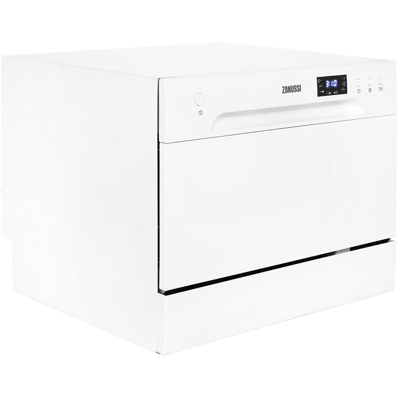 Zanussi ZDM17301SA Free Standing Table Top 6 Place Dishwasher A+ Silver ...