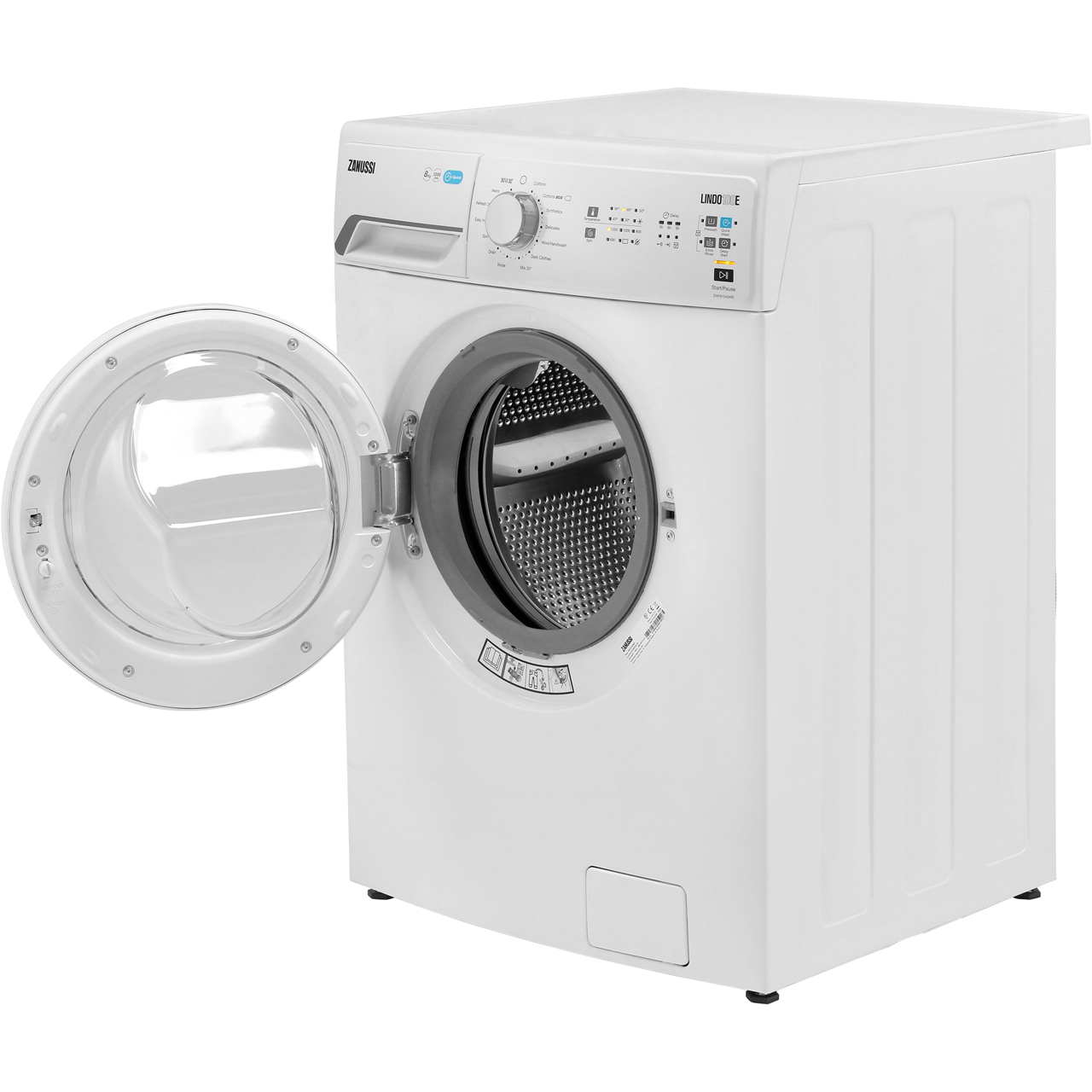 Zanussi ZWF81240WE Lindo100 A+++ Rated 8Kg 1200 RPM Washing Machine ...