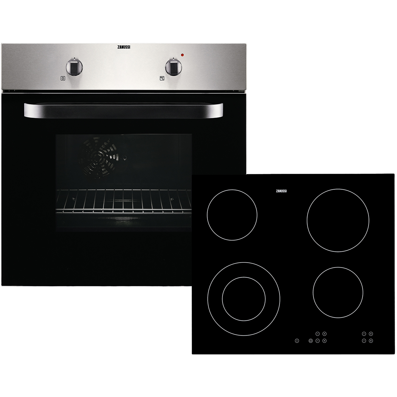 Zanussi ZPVF4130X Built In Electric Single Oven and Ceramic Hob Pack Review