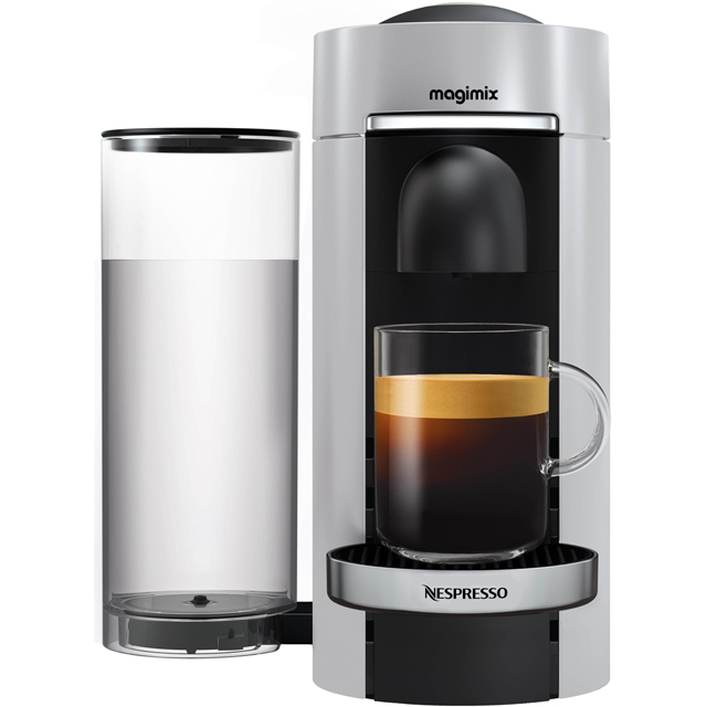 11386 | Nespresso by Magimix Pod Coffee Machine | Silver | ao.com