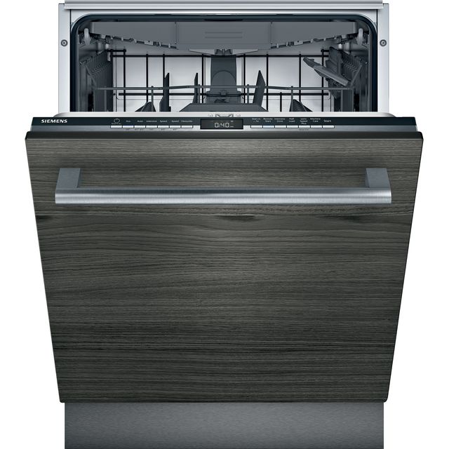 Siemens IQ-300 SX93HX60CG Wifi Connected Fully Integrated Standard Dishwasher - Black Control Panel with Fixed Door Fixing Kit - D Rated