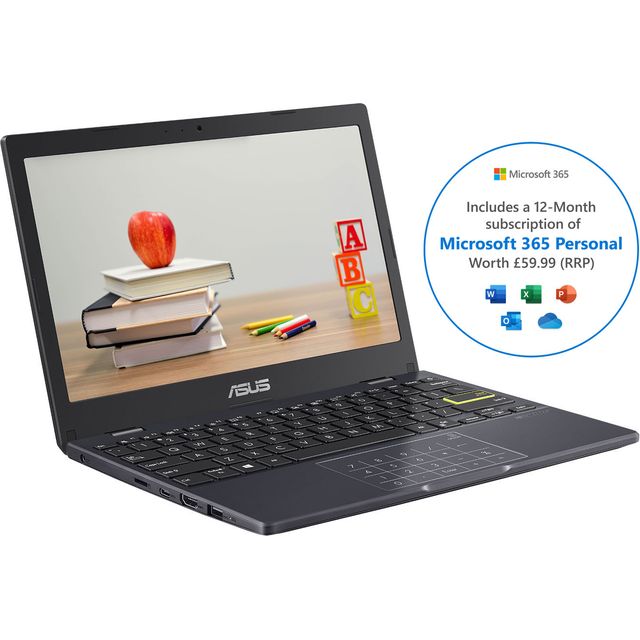 Asus E210 E210MA 11.6" Laptop includes Microsoft 365 Personal 12-month subscription - Blue 