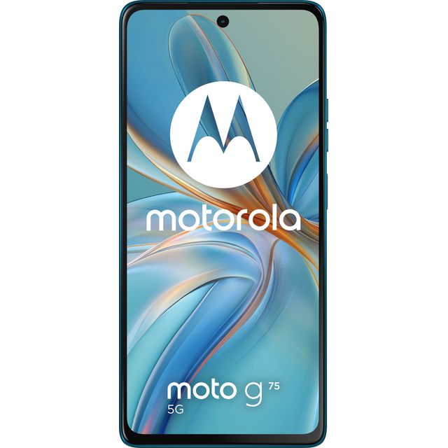 Motorola Moto G75 5G 256GB Smartphone in Aqua Blue