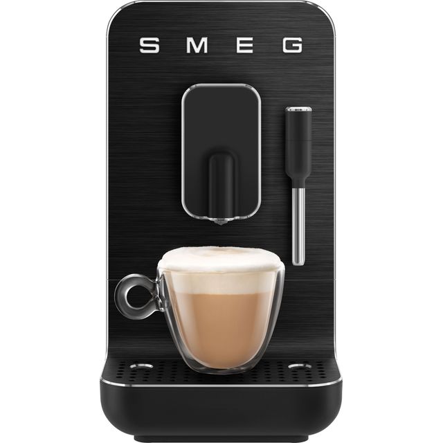 Smeg 50's Retro BCC02FBMUK Bean to Cup Coffee Machine - Full Black 