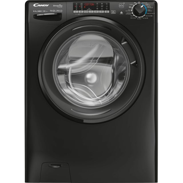 Candy Smart Pro Inverter CSOW4856TWMBB680 Wifi Connected 8Kg / 5Kg Washer Dryer with 1400 rpm - Black - D Rated