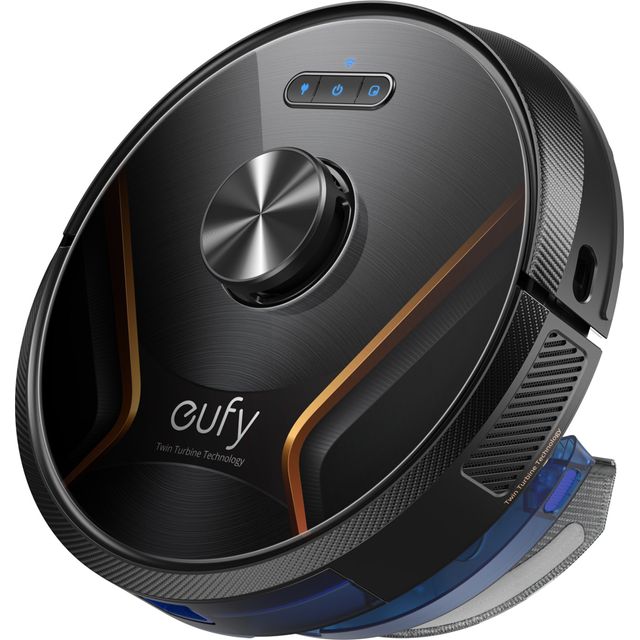 Eufy RoboVac X8 Hybrid T2261V11 Robotic Vacuum Cleaner with Pet Hair Removal - Black / Orange 