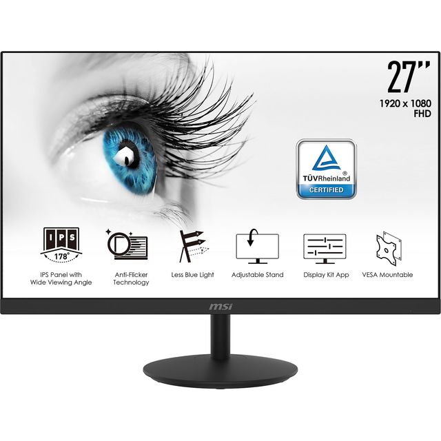 MSI Pro MP271 27" Full HD 75Hz Monitor - Black 