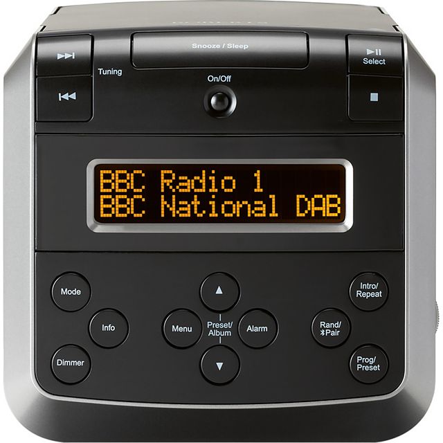 Roberts SOUND48BK DAB / DAB+ Digital Radio with FM Tuner - Black - SOUND48BK - 1