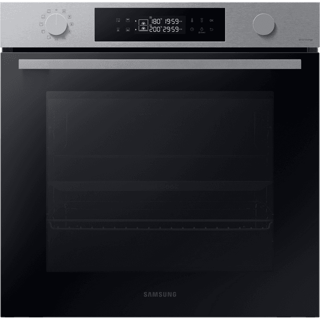 Samsung Series 4 Dual Cook NV7B44205AS Built In Electric Single Oven - Stainless Steel - NV7B44205AS_SS - 1