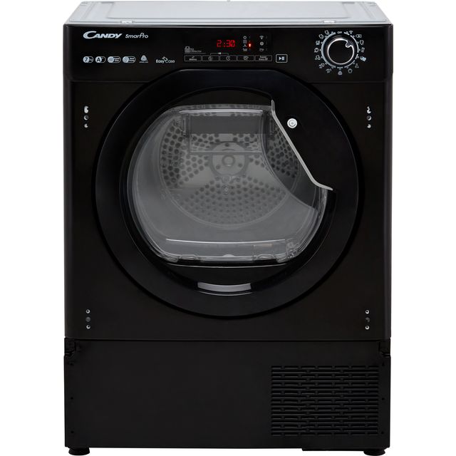 Candy BCTDH7A1TCEB Integrated Wifi Connected 7Kg Heat Pump Tumble Dryer - Black - A+ Rated