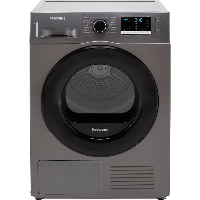 Samsung Series 5 OptimalDry™ DV80TA020AX Heat Pump Tumble Dryer - Graphite - DV80TA020AX_GH - 1