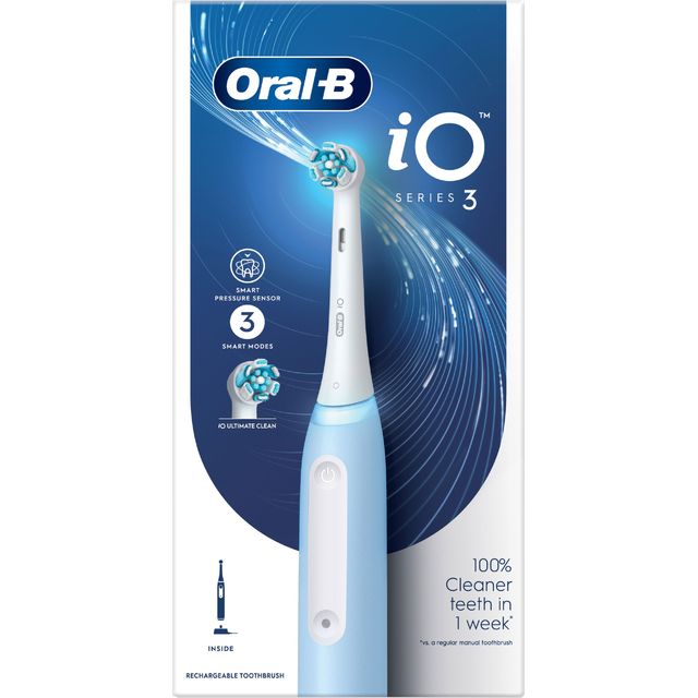 Oral B iO 3 Electric Toothbrush - Ice Blue