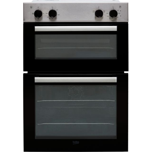 Beko RecycledNet™ BBRDF21000X Built In Electric Double Oven - Stainless Steel - A/A Rated 