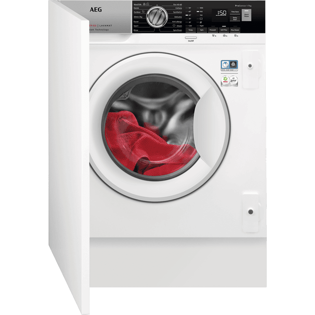 AEG 7000 Series L7FE7261BI Integrated 7Kg Washing Machine with 1200 rpm - White - F Rated
