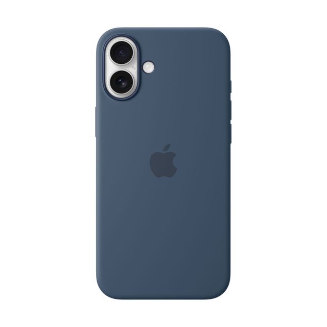 Apple iPhone 16 Plus Silicone Case with MagSafe for iPhone 16 Plus - Denim