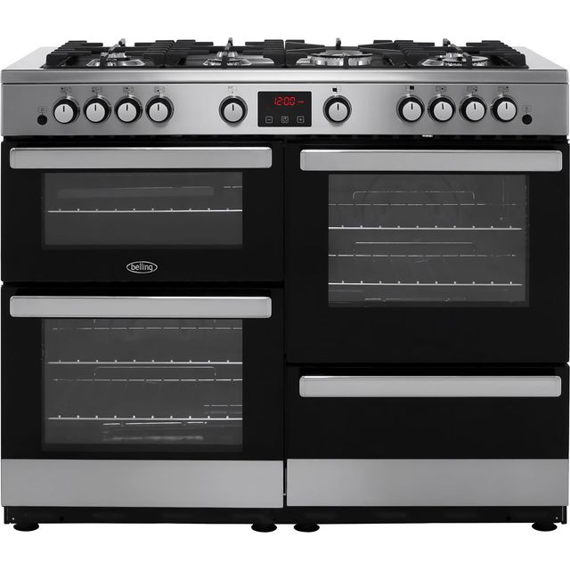 Belling CookcentreX110G 110cm Gas Range Cooker - Stainless Steel - CookcentreX110G_SS - 1