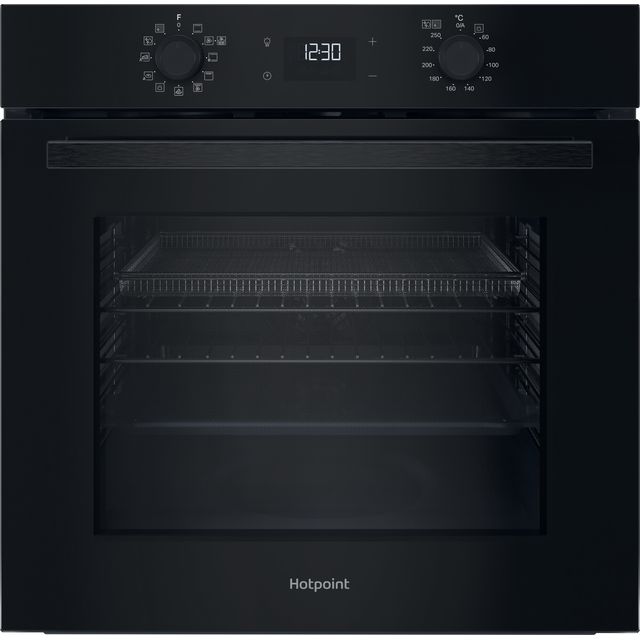 Hotpoint Class 2 MultiFlow HO 458CF B UK Built In Electric Single Oven - Stainless Steel - A Rated