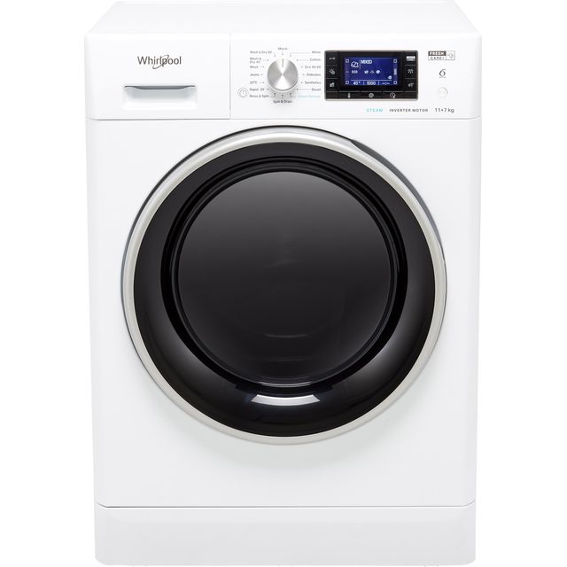 Whirlpool FFWDD1174269BSVUK 11Kg / 7Kg Washer Dryer - White - FFWDD1174269BSVUK_WH - 1