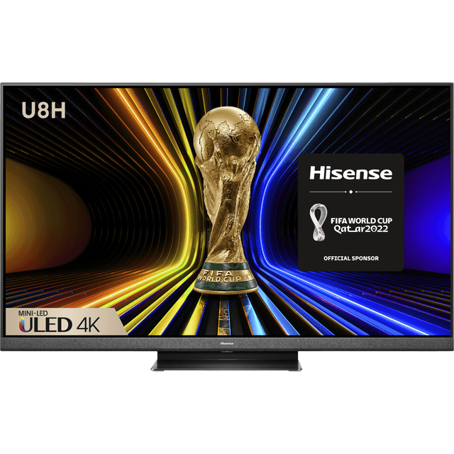 Hisense 55U8HQTUK 55" Smart 4K Ultra HD TV - Black - 55U8HQTUK - 1