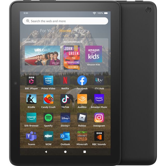 Amazon Fire HD 8 With Ads 8" 32GB Tablet [2022] - Black 