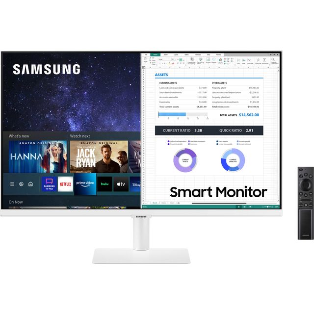 Samsung 27" Full HD 60Hz Smart Monitor - Awesome White