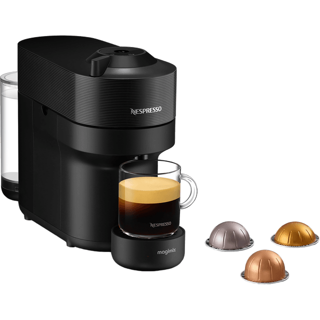 Nespresso by Magimix Vertuo POP 11729 Pod Coffee Machine - Black 