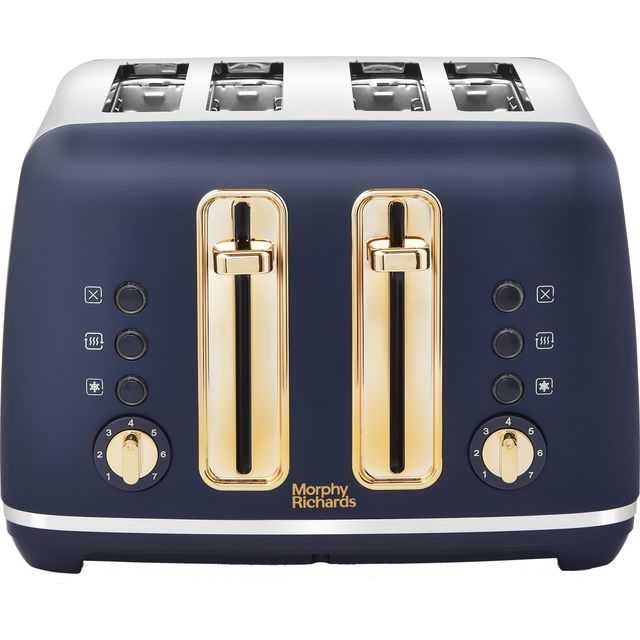 Morphy Richards Accents 242045 4 Slice Toaster - Navy