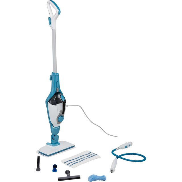 Black + Decker FSMH1321-GB Steam Mop with up to 20 Minutes Run Time - Blue / White 