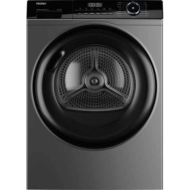 Haier i-Pro Series 3 HD90-A2939S 9Kg Heat Pump Tumble Dryer - Graphite - A++ Rated