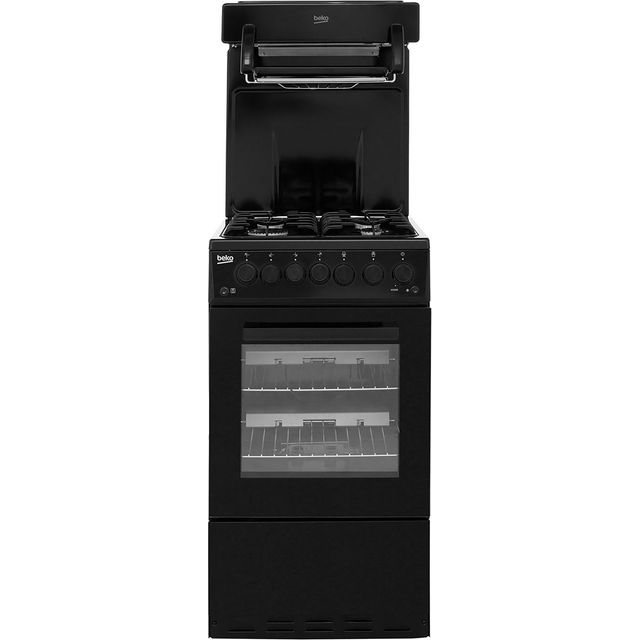 Beko KA52NEK Gas Cooker - Black - KA52NEK_BK - 1