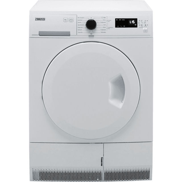 Zanussi ZDC82B4SW 8Kg Condenser Tumble Dryer - White - B Rated