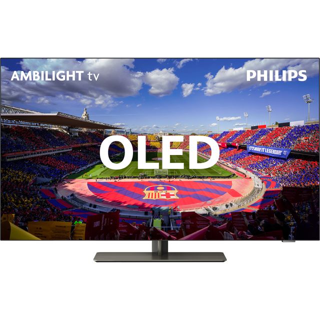 Philips 55OLED808 55" Smart 4K Ultra HD OLED TV - Metallic Grey - 55OLED808 - 1