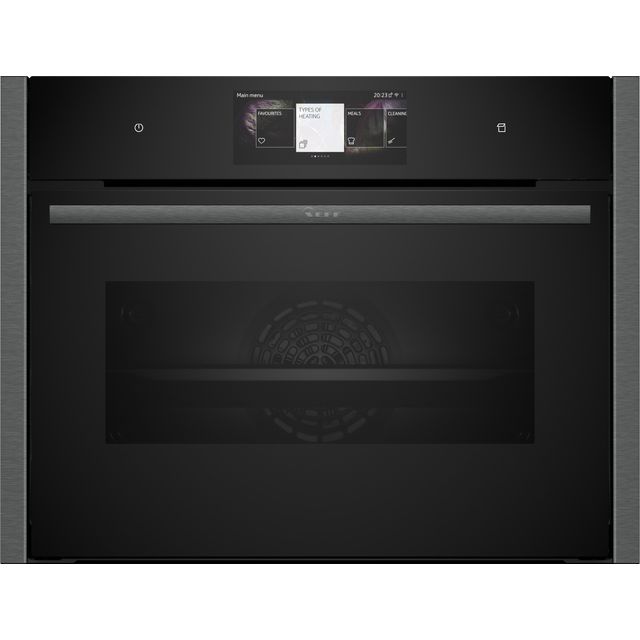NEFF N90 C24FT53G0B Built In Compact Electric Single Oven - Graphite Grey - A+ Rated