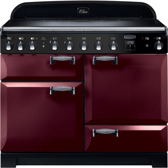 Rangemaster ELA110EICY Elan Deluxe 110cm Electric Range Cooker - Cranberry - ELA110EICY_CY - 1