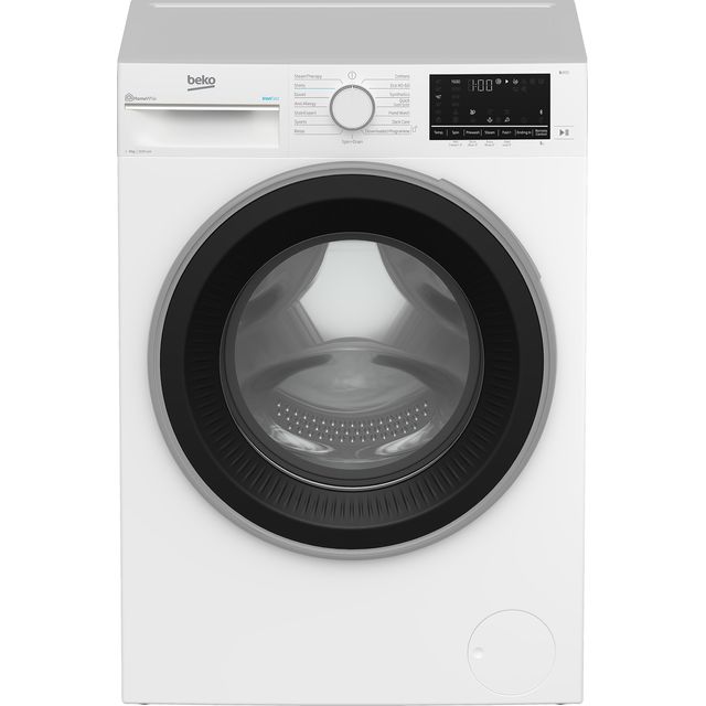 Beko IronFast RecycledTub B3W5961IW 9kg Washing Machine with 1600 rpm - White - A Rated