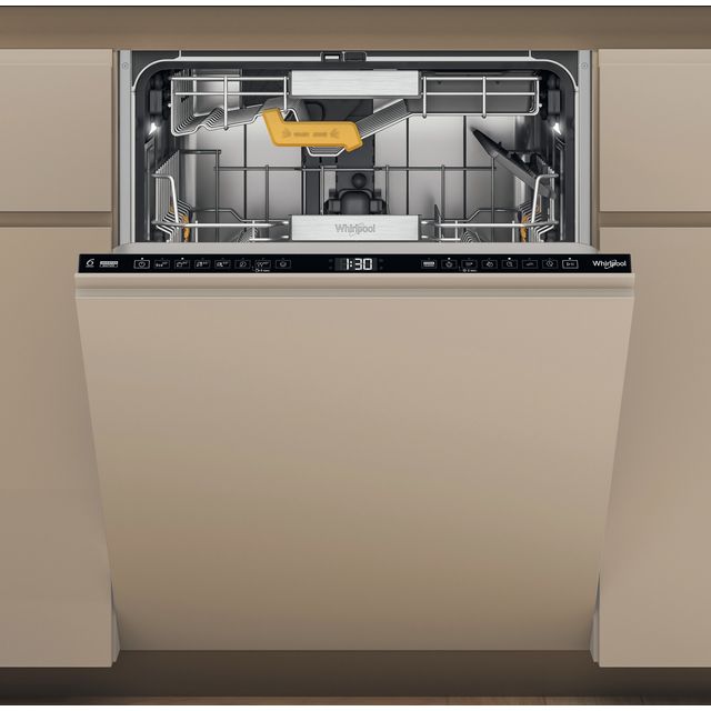 Whirlpool W8IHP42LUK Fully Integrated Standard Dishwasher - Black - W8IHP42LUK_BK - 1