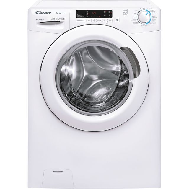 Candy Smart Pro CH293DW4/1-80 9Kg Washing Machine - White - CH293DW4/1-80_WH - 1