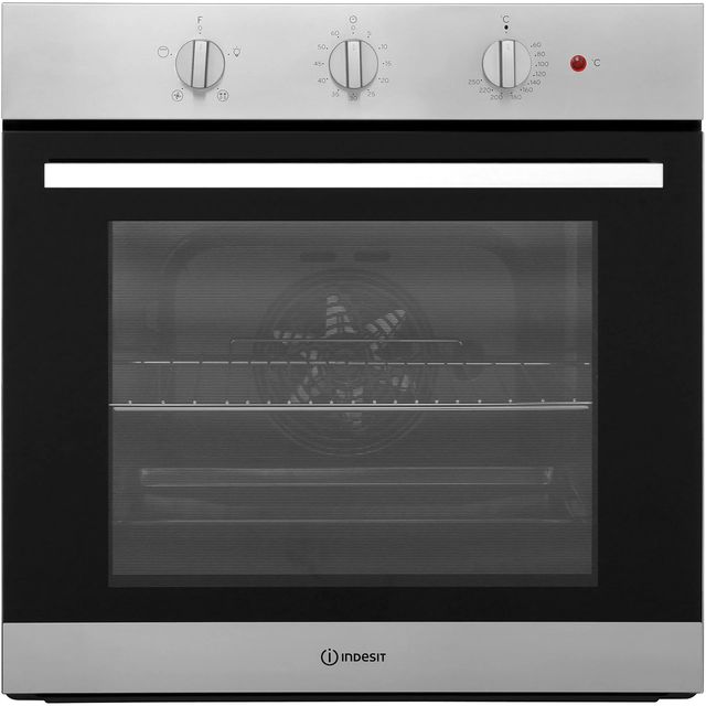 Indesit Aria IFW6330IX Built In Electric Single Oven - Stainless Steel - A Rated