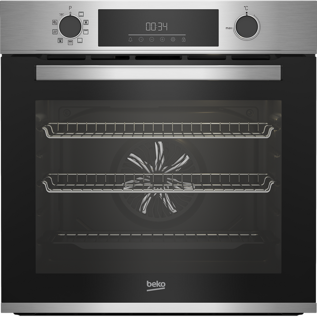 Beko AeroPerfect™ RecycledNet® BBRIE22300XP Built In Electric Single Oven - Stainless Steel - BBRIE22300XP_SS - 1