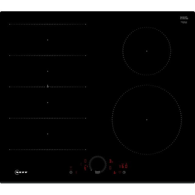 NEFF N70 T66FHE4L0 Built In Induction Hob - Black - T66FHE4L0_BK - 1