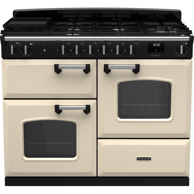 Rangemaster Classic OC Free Standing Range Cooker in Cream / Chrome