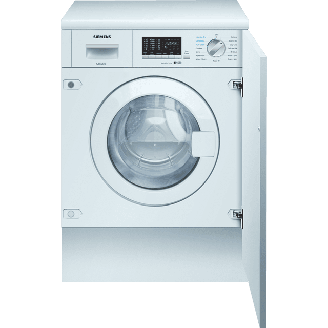 Siemens IQ-500 WK14D543GB Built In 7Kg / 4Kg Washer Dryer - White - WK14D543GB_WH - 1