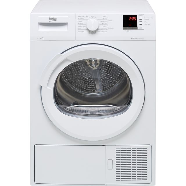 Beko DTLP81151W 8kg Heat Pump Tumble Dryer - White - DTLP81151W_WH - 1