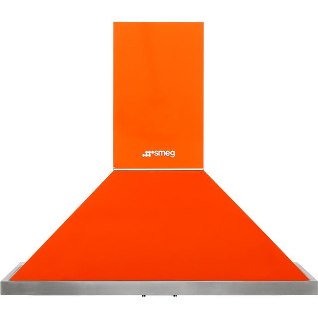 Smeg Portofino KPF9OR 90cm Chimney Cooker Hood - Orange