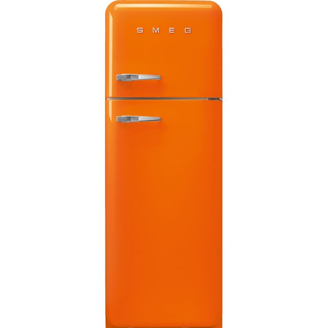 Smeg Right Hand Hinge FAB30ROR5 80/20 Fridge Freezer - Orange - D Rated
