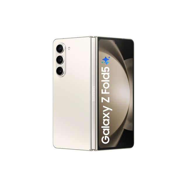 Samsung Galaxy Z Fold5 5G 256 GB Folding Smart Phone in Cream