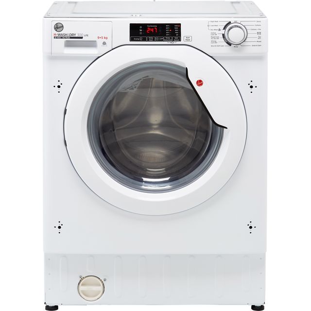 Hoover H-WASH&DRY 300 LITE HBD495D1E/1 Integrated 9Kg / 5Kg Washer Dryer with 1400 rpm - White - E Rated