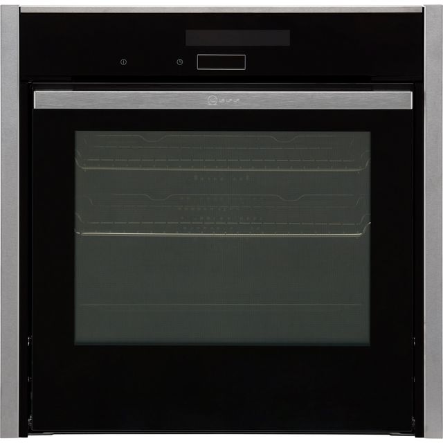 NEFF N90 Slide&Hide® B58CT68H0B Built In Electric Single Oven - Stainless Steel - B58CT68H0B_SS - 1